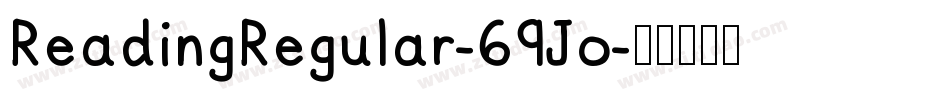 ReadingRegular-69Jo字体转换