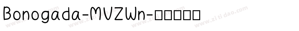 Bonogada-MVZWn字体转换