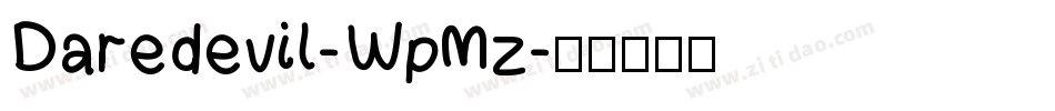 Daredevil-WpMz字体转换