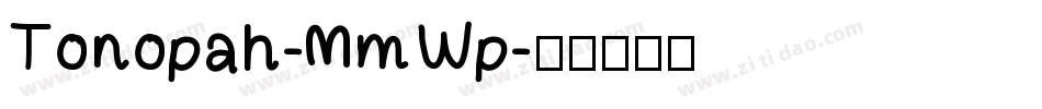 Tonopah-MmWp字体转换