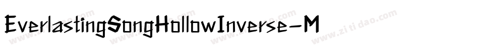 EverlastingSongHollowInverse-MRWr字体转换