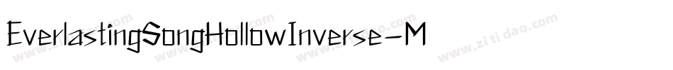 EverlastingSongHollowInverse-MRWr字体转换