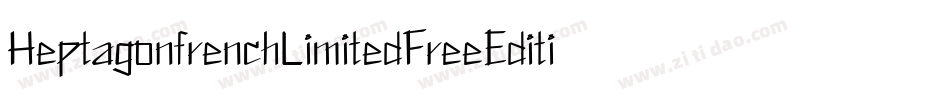 HeptagonfrenchLimitedFreeEdition-qxWr字体转换