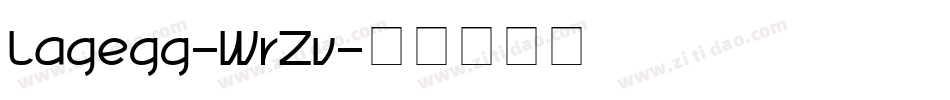 Lagegg-WrZv字体转换