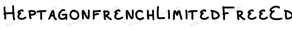 HeptagonfrenchLimitedFreeEdition-qxWr字体转换