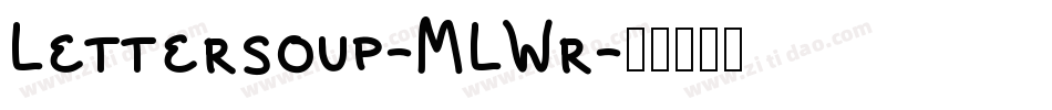 Lettersoup-MLWr字体转换