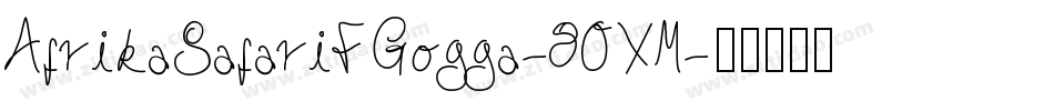 AfrikaSafariFGogga-8OXM字体转换