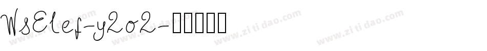 WsElef-y2o2字体转换