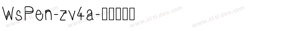 WsPen-zv4a字体转换