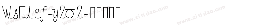 WsElef-y2o2字体转换