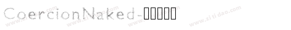 CoercionNaked字体转换