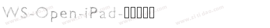 WS-Open-iPad字体转换