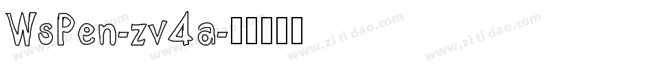 WsPen-zv4a字体转换
