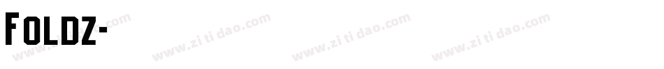 Foldz字体转换