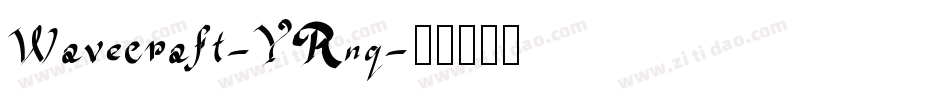 Wavecraft-YRnq字体转换
