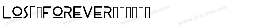 Lost-Forever字体转换