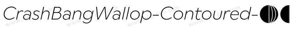 CrashBangWallop-Contoured字体转换