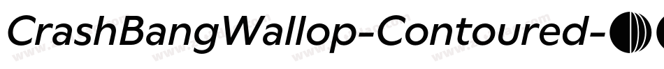 CrashBangWallop-Contoured字体转换