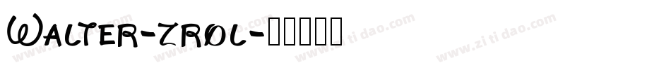 Walter-zrol字体转换