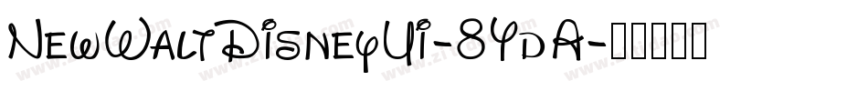 NewWaltDisneyUi-8YdA字体转换