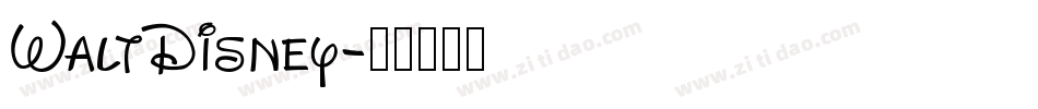 WaltDisney字体转换