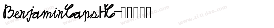 BenjaminCapsHC字体转换
