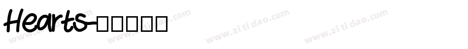 Hearts字体转换