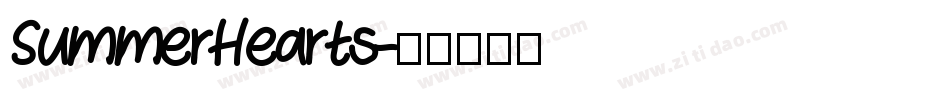 SummerHearts字体转换