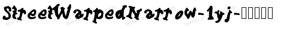StreetWarpedNarrow-1yj字体转换