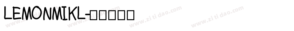 LEMONMIKL字体转换