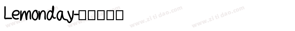 Lemonday字体转换