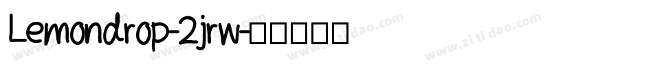 Lemondrop-2jrw字体转换