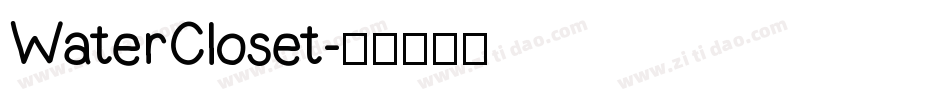 WaterCloset字体转换