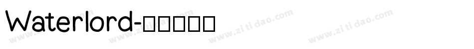 Waterlord字体转换