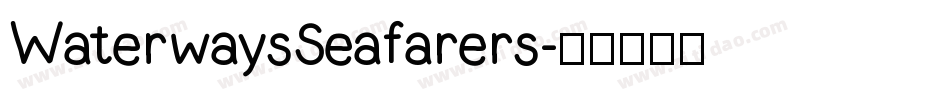 WaterwaysSeafarers字体转换
