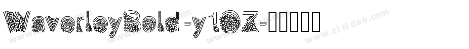 WaverleyBold-y1OZ字体转换
