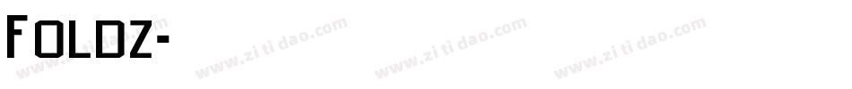 Foldz字体转换