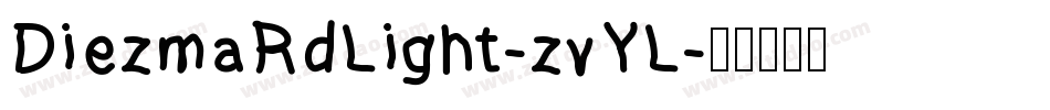 DiezmaRdLight-zvYL字体转换