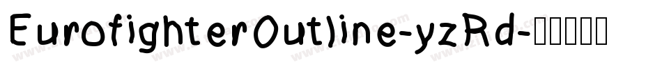 EurofighterOutline-yzRd字体转换