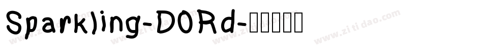 Sparkling-D0Rd字体转换
