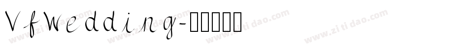 VfWedding字体转换