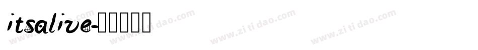 itsalive字体转换