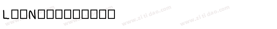 LEHN122字体转换