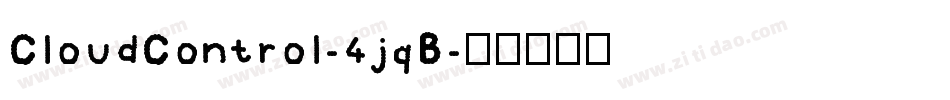 CloudControl-4jqB字体转换