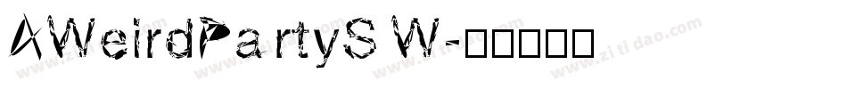 AWeirdPartySW字体转换