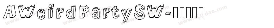 AWeirdPartySW字体转换