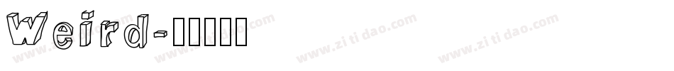 Weird字体转换