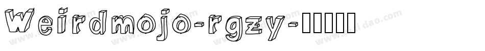 Weirdmojo-rgzy字体转换