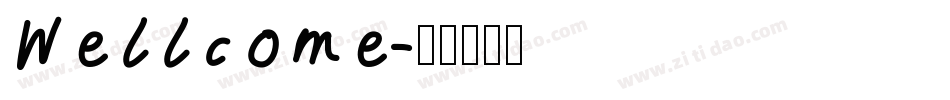 Wellcome字体转换