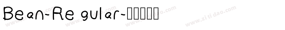 Bean-Regular字体转换